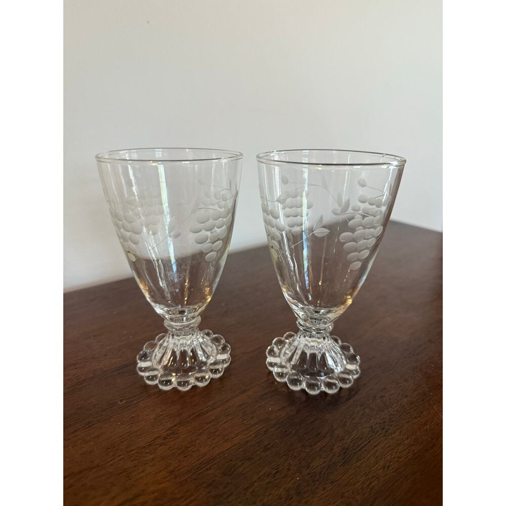 Vintage Anchor Hocking "Boopie" glasse
